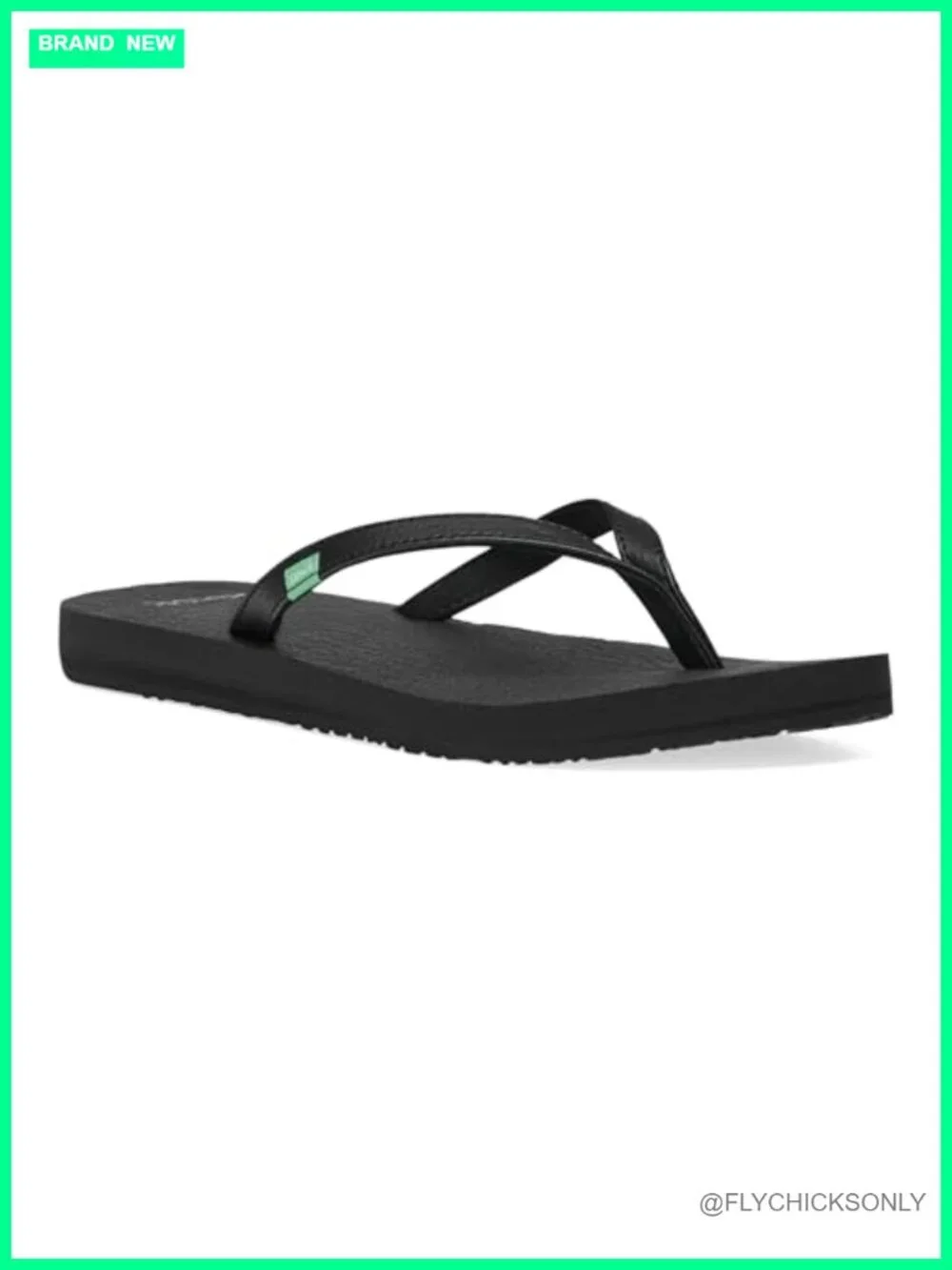 Yoga Mat Footbed Flip Flops with Synthetic Strap - Lightweight & Casual
